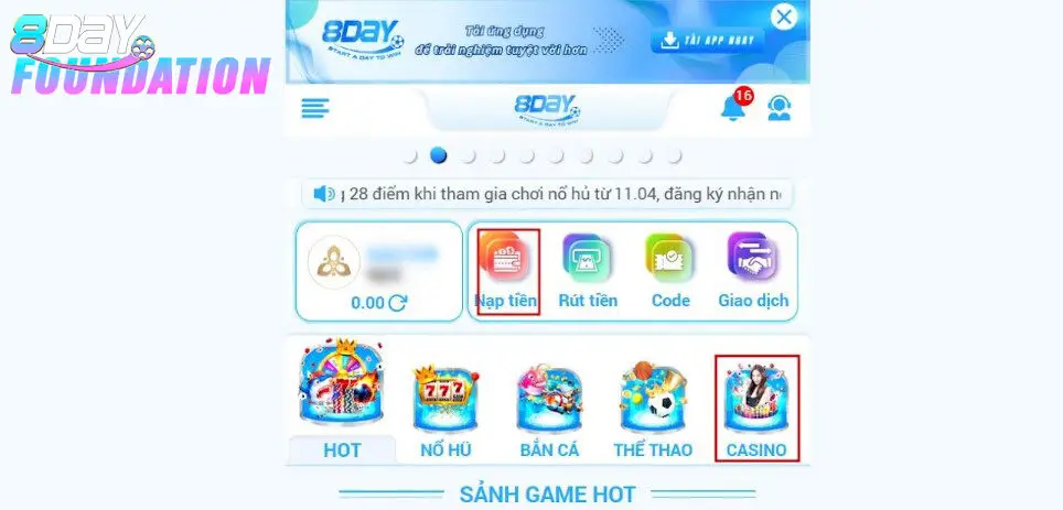 Cách tham gia baccarat 8day